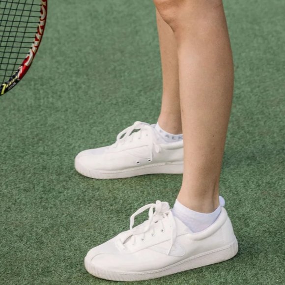 Tretorn Women's White Nylite Canvas Sneakers~ sold on Tuckernuck - Picture 1 of 9